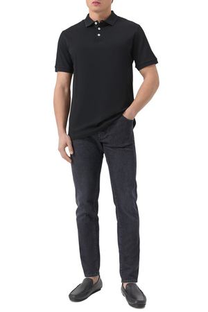 Хлопковое поло Giorgio Armani