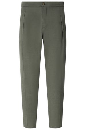 Брюки из шерсти и шелка Marco Pescarolo