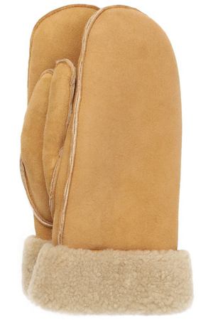 Варежки из овчины Miu Miu