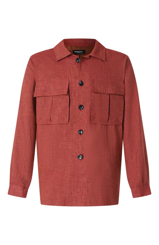 Где купить Льняная рубашка Kiton Kiton 
