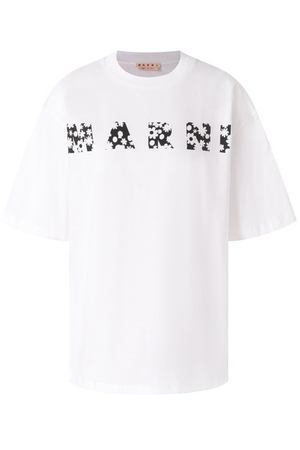 Хлопковая футболка Marni