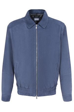 Замшевый бомбер Brunello Cucinelli