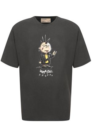 Хлопковая футболка DOMREBEL