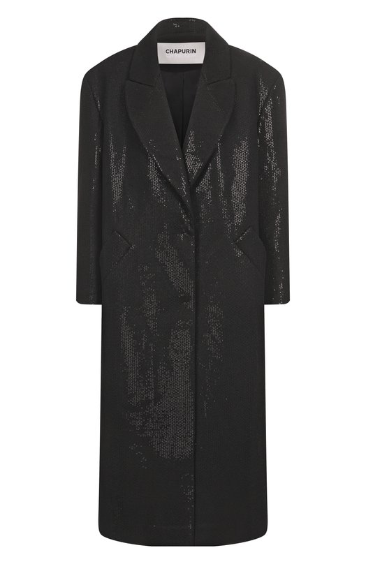 Где купить Пальто с отделкой пайетками Chapurin Chapurin 