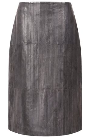 Кожаная юбка Jil Sander