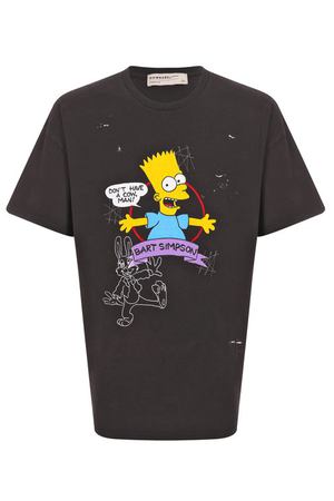 Хлопковая футболка DOMREBEL