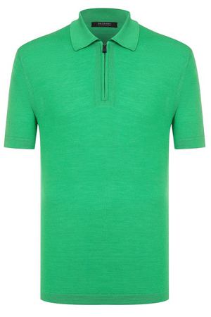 Поло из шерсти и шелка KNT