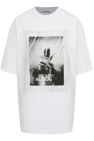 Хлопковая футболка Chapurin