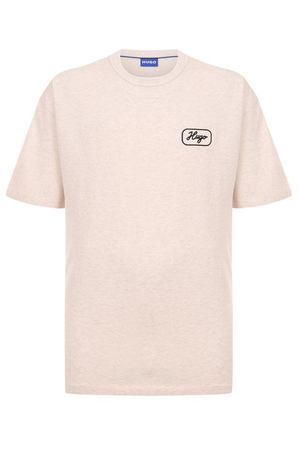 Хлопковая футболка HUGO Blue