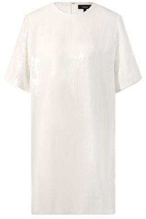 Платье с отделкой пайетками Theory