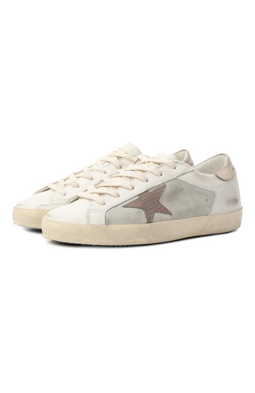 Где купить Кожаные кеды Super-Star Golden Goose Deluxe Brand Golden Goose Deluxe Brand 