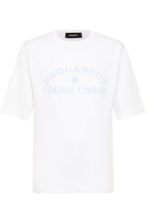 Хлопковая футболка Dsquared2