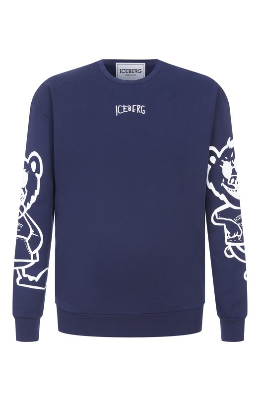 Где купить Хлопковый свитшот Iceberg Iceberg 