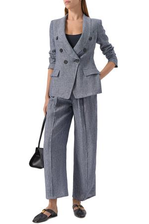 Льняные брюки Emporio Armani