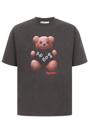 Хлопковая футболка DOMREBEL