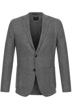 Пиджак из шелка и шерсти Zegna