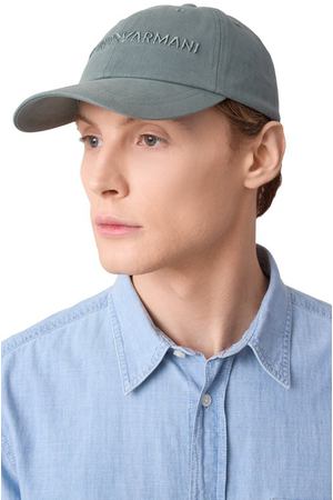 Хлопковая бейсболка Emporio Armani