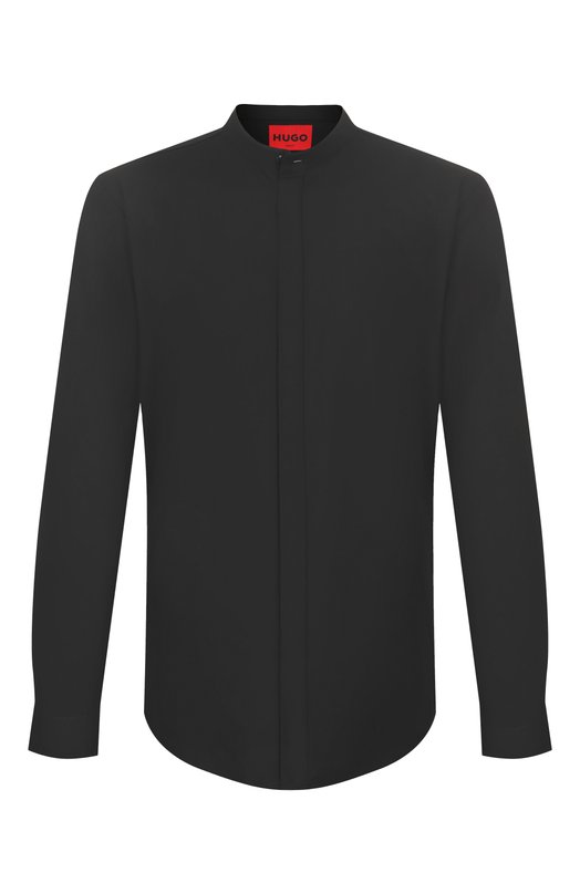 Где купить Хлопковая рубашка HUGO Hugo Hugo Boss 