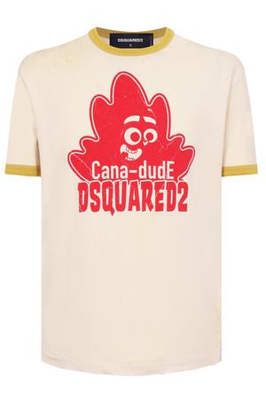 Хлопковая футболка Dsquared2