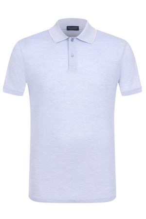 Поло из хлопка и шелка Paul&Shark