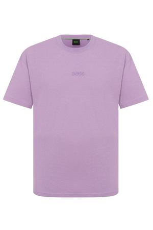 Хлопковая футболка BOSS Green