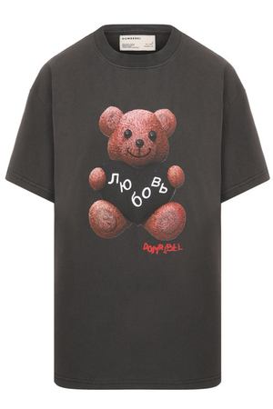 Хлопковая футболка DOMREBEL