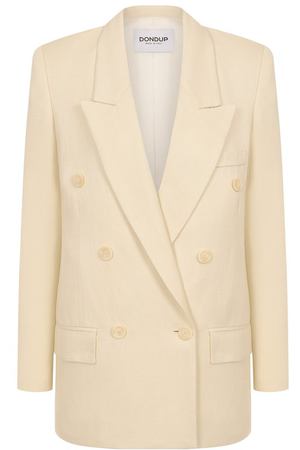 Жакет из вискозы и льна Dondup