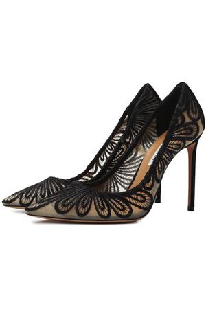 Текстильные туфли Chantilly 105 Aquazzura
