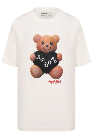 Хлопковая футболка DOMREBEL
