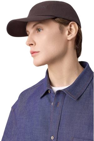 Хлопковая бейсболка Emporio Armani