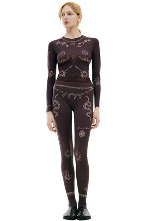 Леггинсы с монопринтом