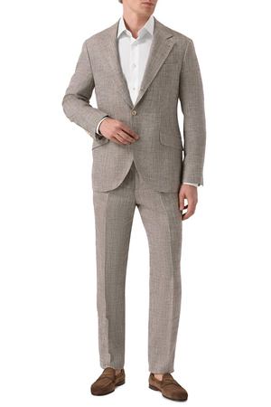 Костюм из шелка и льна Brunello Cucinelli