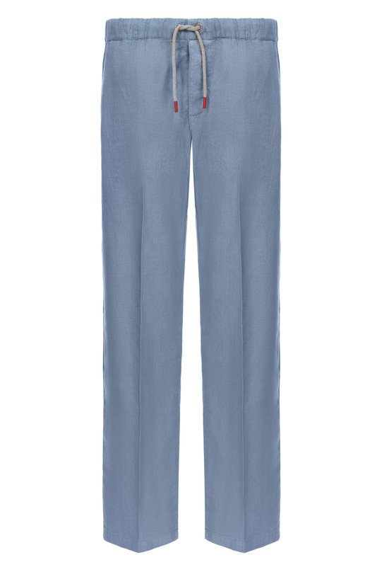Где купить Брюки изо льна и хлопка Kiton Kiton 