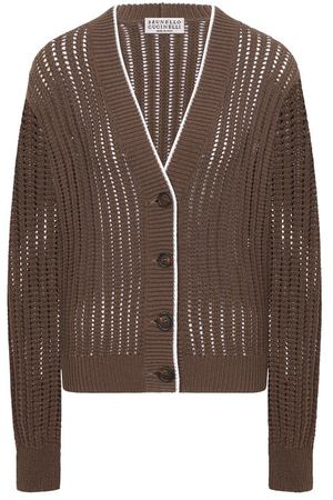 Хлопковый кардиган Brunello Cucinelli