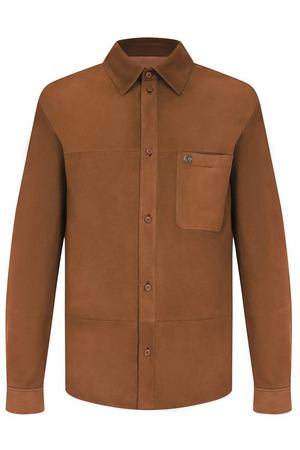 Замшевая куртка-рубашка Stefano Ricci