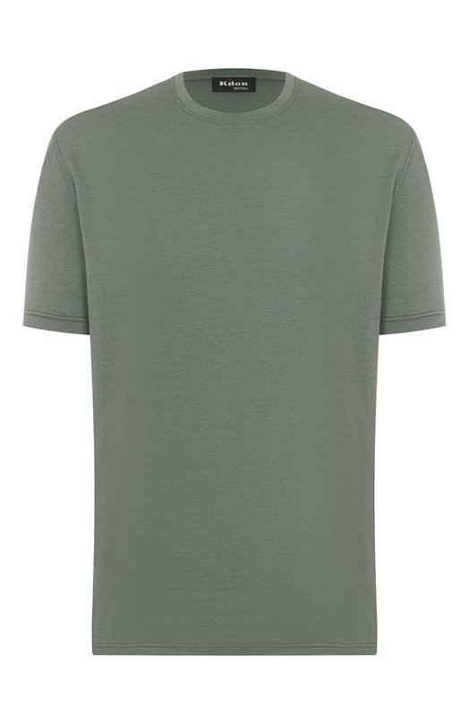 Где купить Футболка из шелка и хлопка Kiton Kiton 