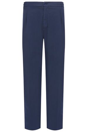 Брюки из хлопка и шелка Marco Pescarolo