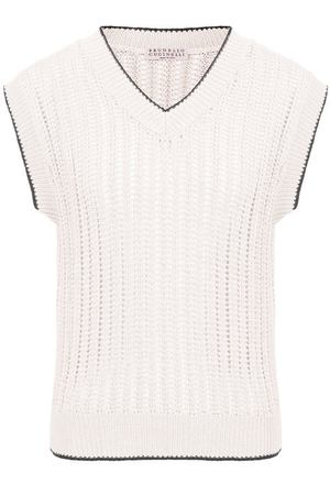Хлопковый жилет Brunello Cucinelli