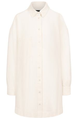 Платье из хлопка и льна 7 For All Mankind