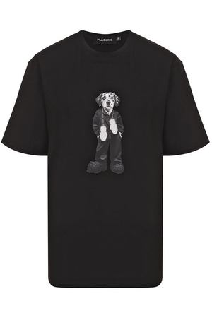 Хлопковая футболка Flashin