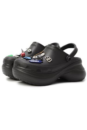 Резиновые сабо Balenciaga x Crocs x Jibbitz Balenciaga