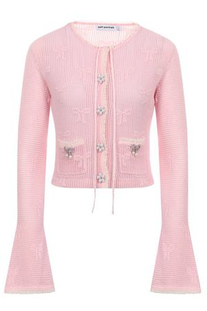 Хлопковый кардиган self-portrait