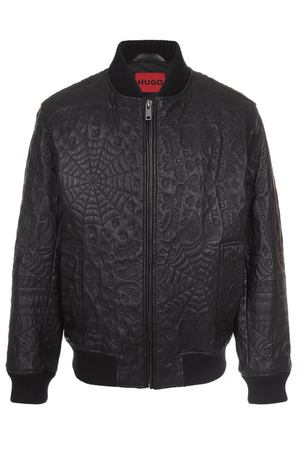Кожаный бомбер HUGO
