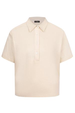 Поло изо льна и хлопка Kiton