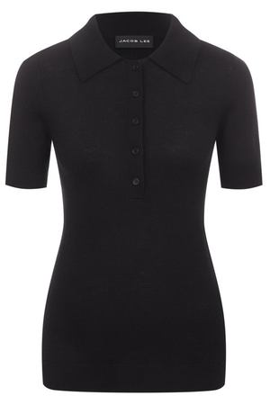 Поло из кашемира и шелка Jacob Lee