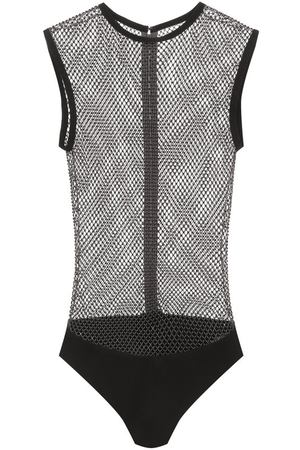 Боди с отделкой стразами Chapurin