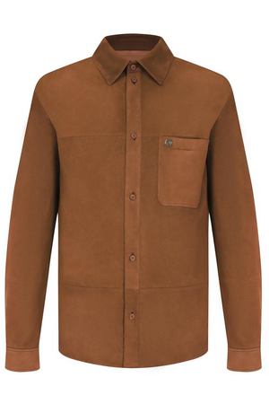 Замшевая куртка-рубашка Stefano Ricci