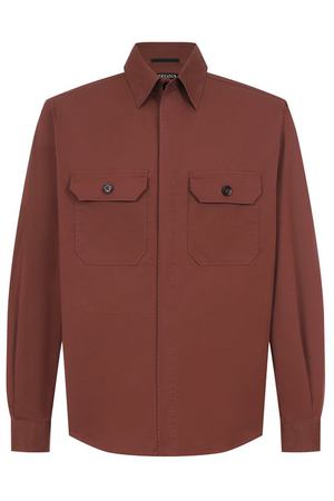 Хлопковая рубашка Zegna
