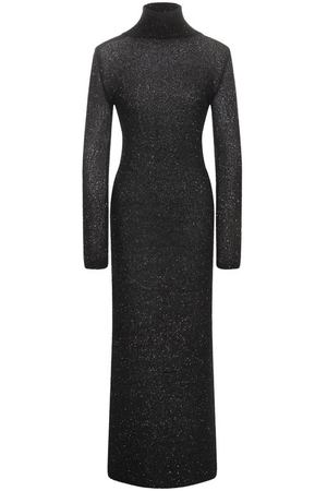 Платье с отделкой пайетками Balenciaga