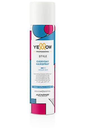 YELLOW Жидкий лак для волос средней фиксации, придающий блеск YE Style Everyday hairspray